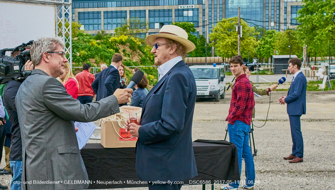 11. Mai 2017 - Grundsteinlegung für die LOGE und dem Kulturquadrat in Neuperlach